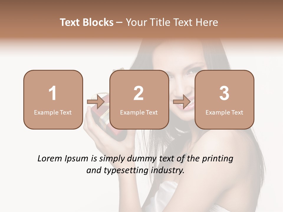 Wearing White Winter PowerPoint Template