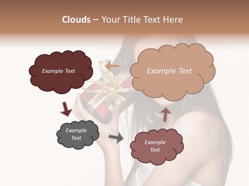 Wearing White Winter PowerPoint Template