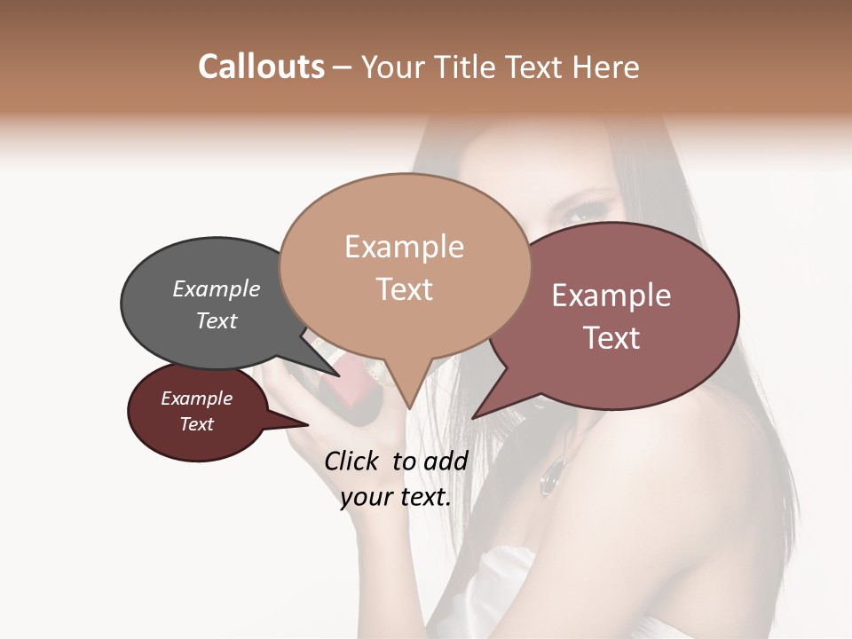 Wearing White Winter PowerPoint Template