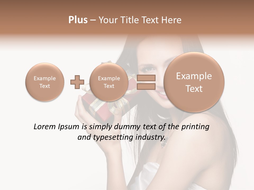 Wearing White Winter PowerPoint Template