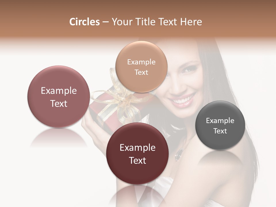 Wearing White Winter PowerPoint Template