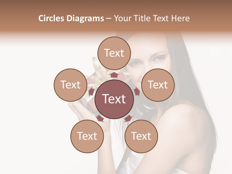 Wearing White Winter PowerPoint Template