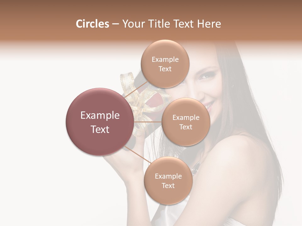 Wearing White Winter PowerPoint Template