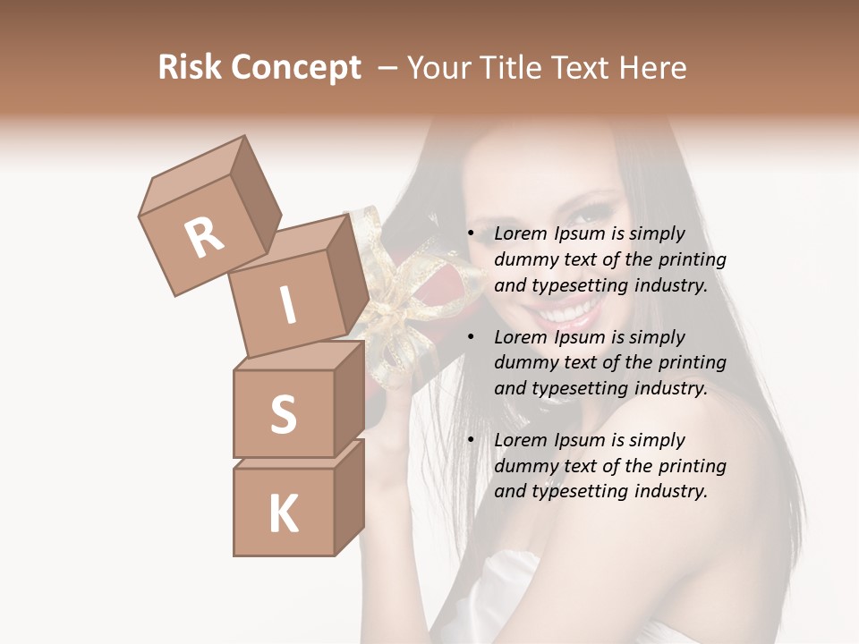 Wearing White Winter PowerPoint Template