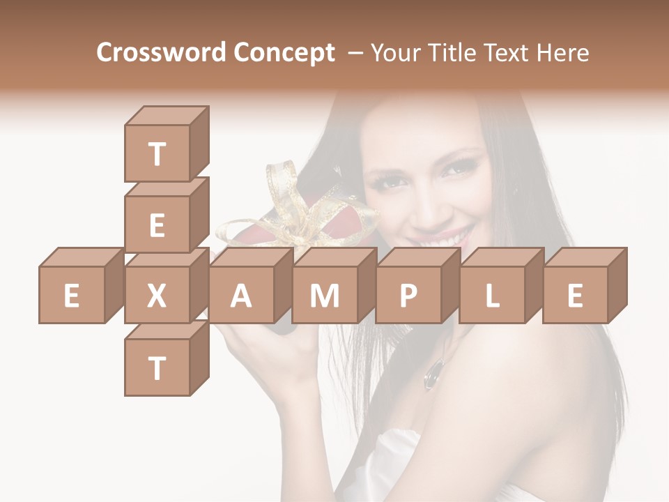 Wearing White Winter PowerPoint Template