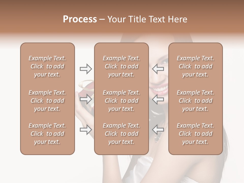 Wearing White Winter PowerPoint Template