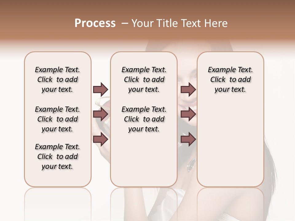 Wearing White Winter PowerPoint Template