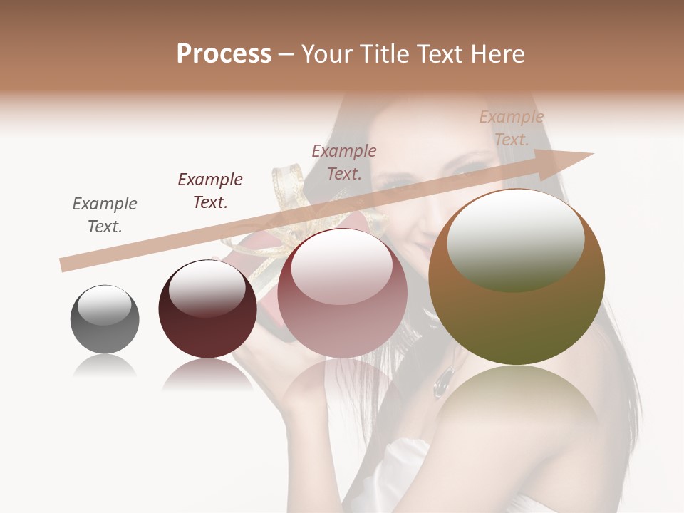 Wearing White Winter PowerPoint Template