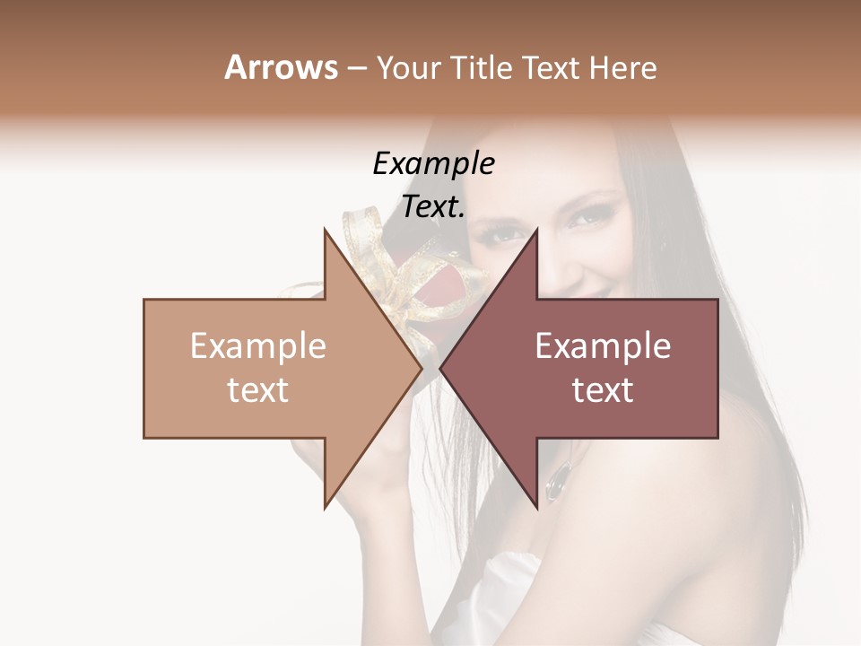 Wearing White Winter PowerPoint Template