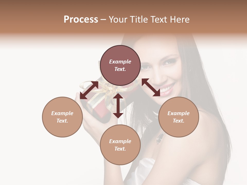 Wearing White Winter PowerPoint Template