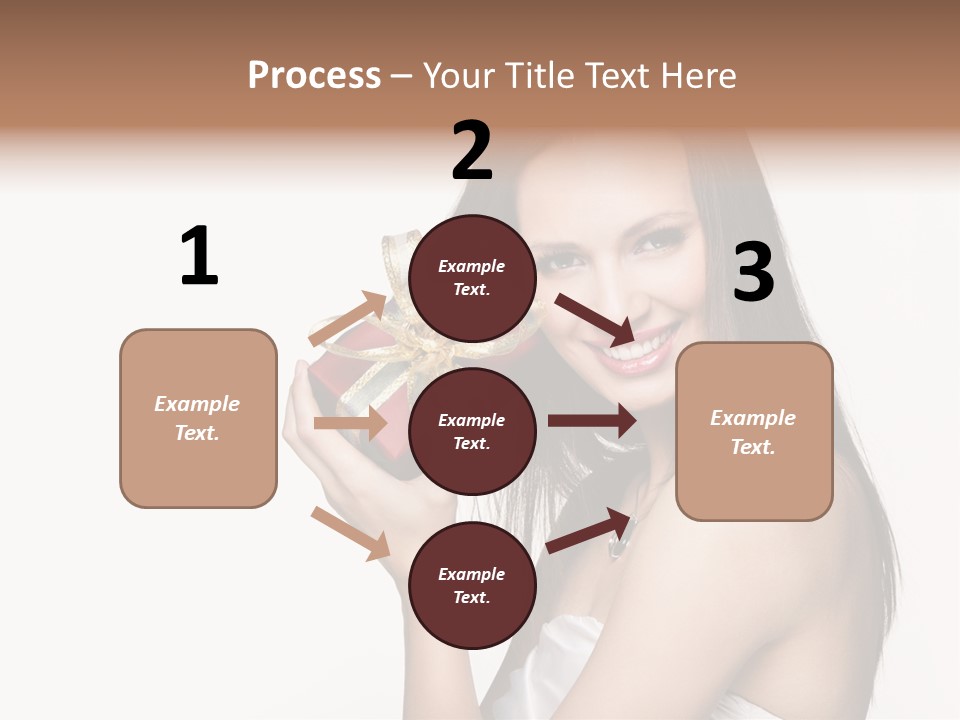 Wearing White Winter PowerPoint Template