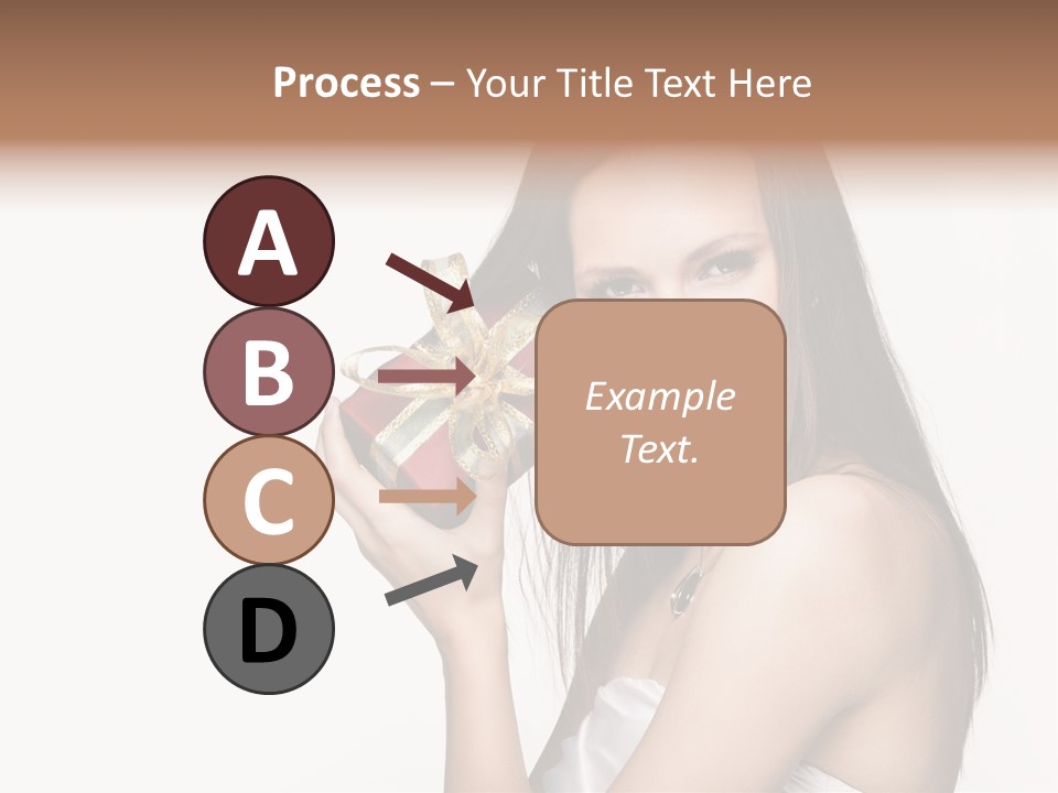 Wearing White Winter PowerPoint Template