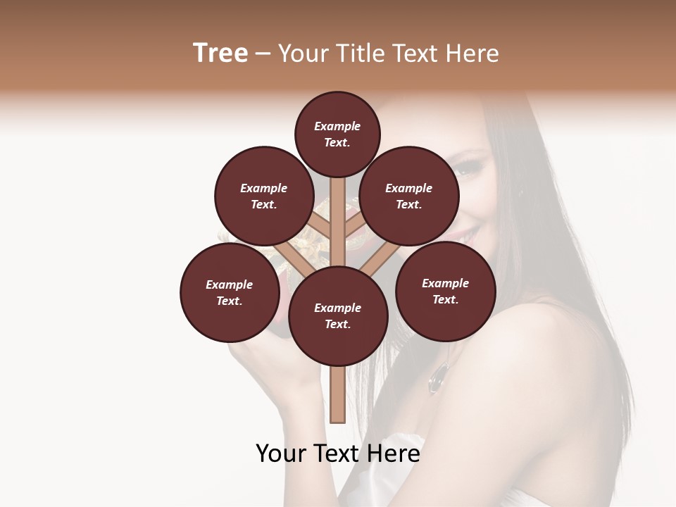 Wearing White Winter PowerPoint Template