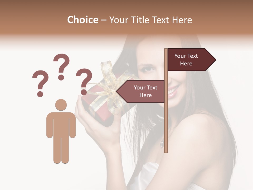 Wearing White Winter PowerPoint Template