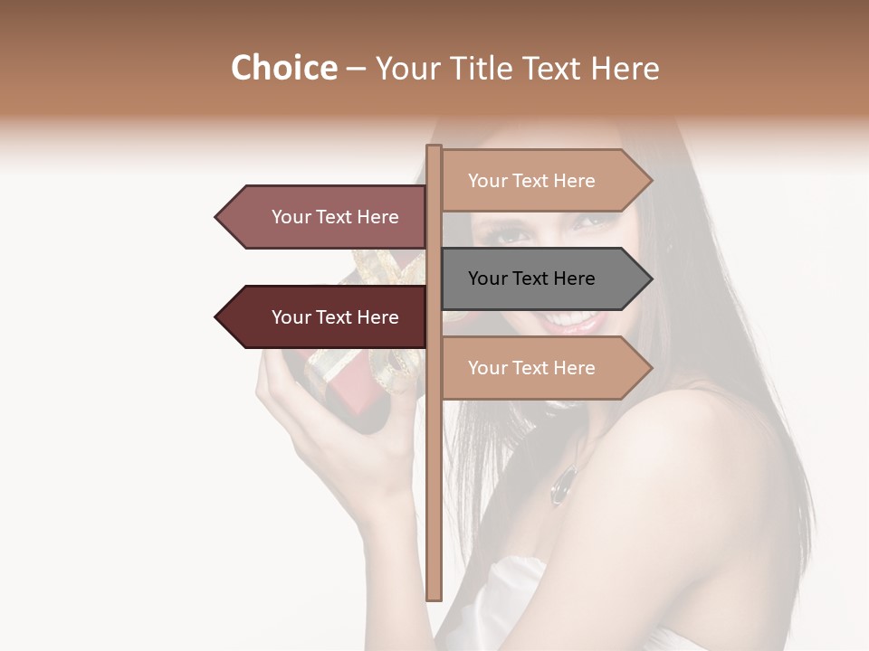 Wearing White Winter PowerPoint Template