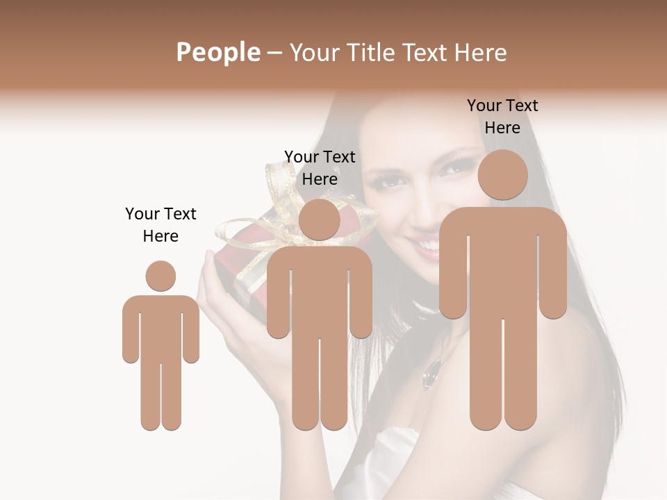 Wearing White Winter PowerPoint Template