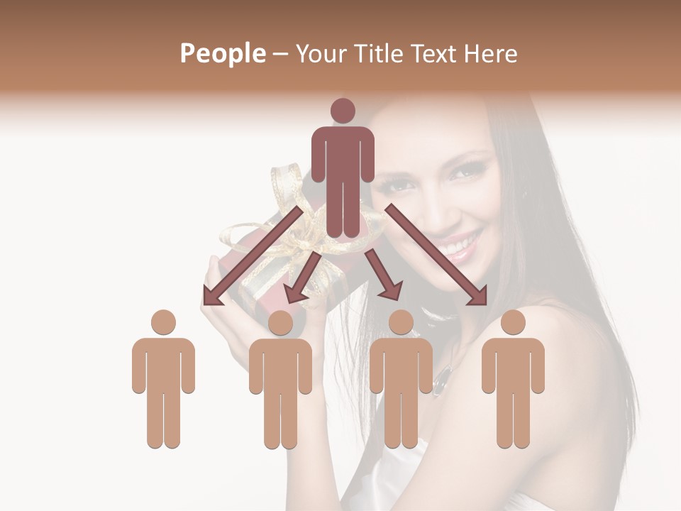 Wearing White Winter PowerPoint Template