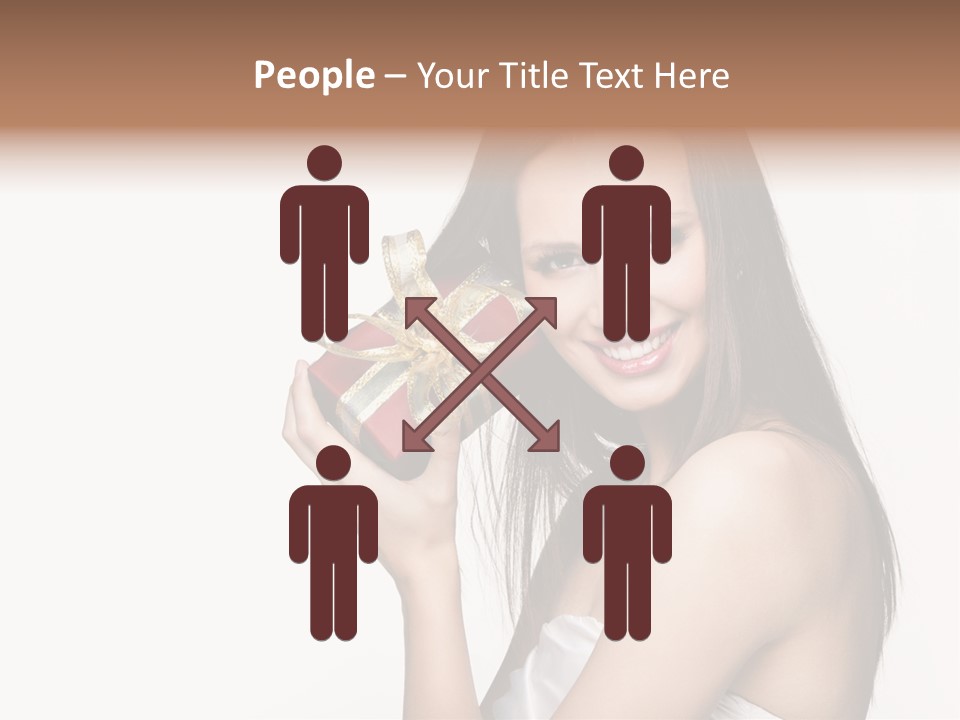 Wearing White Winter PowerPoint Template