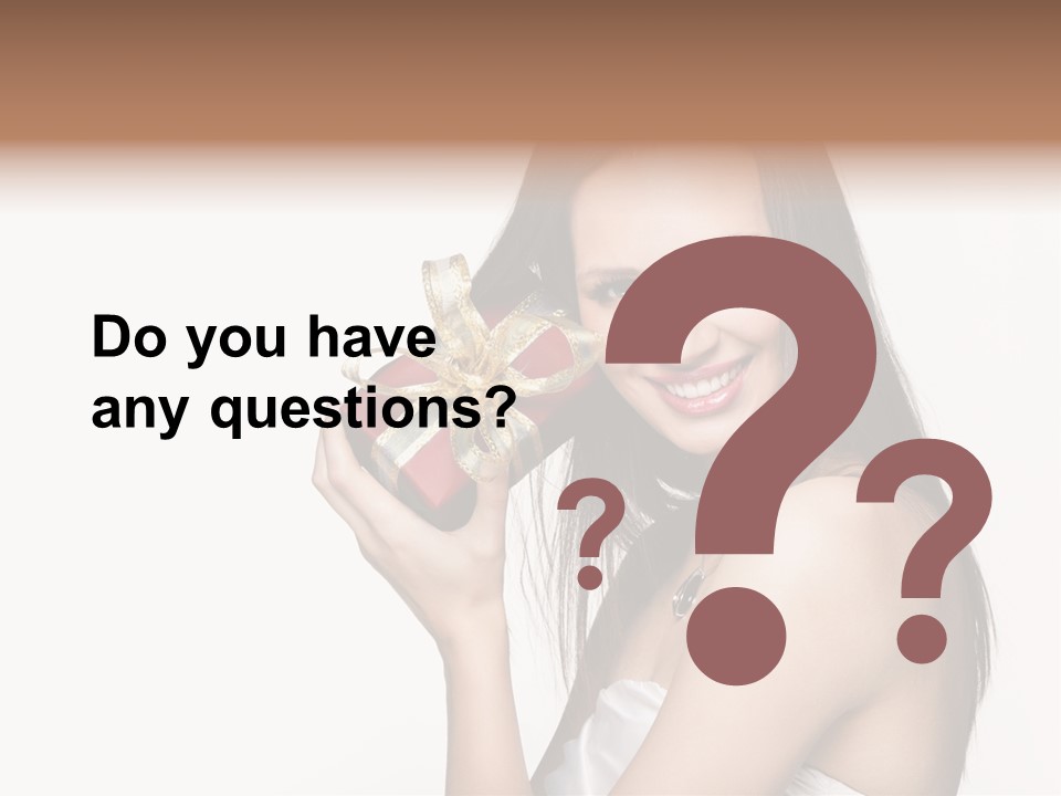 Wearing White Winter PowerPoint Template