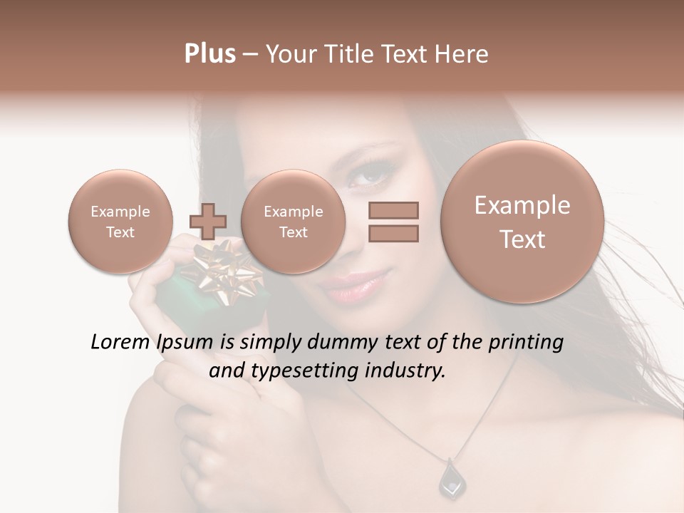 Wearing Happiness Year PowerPoint Template