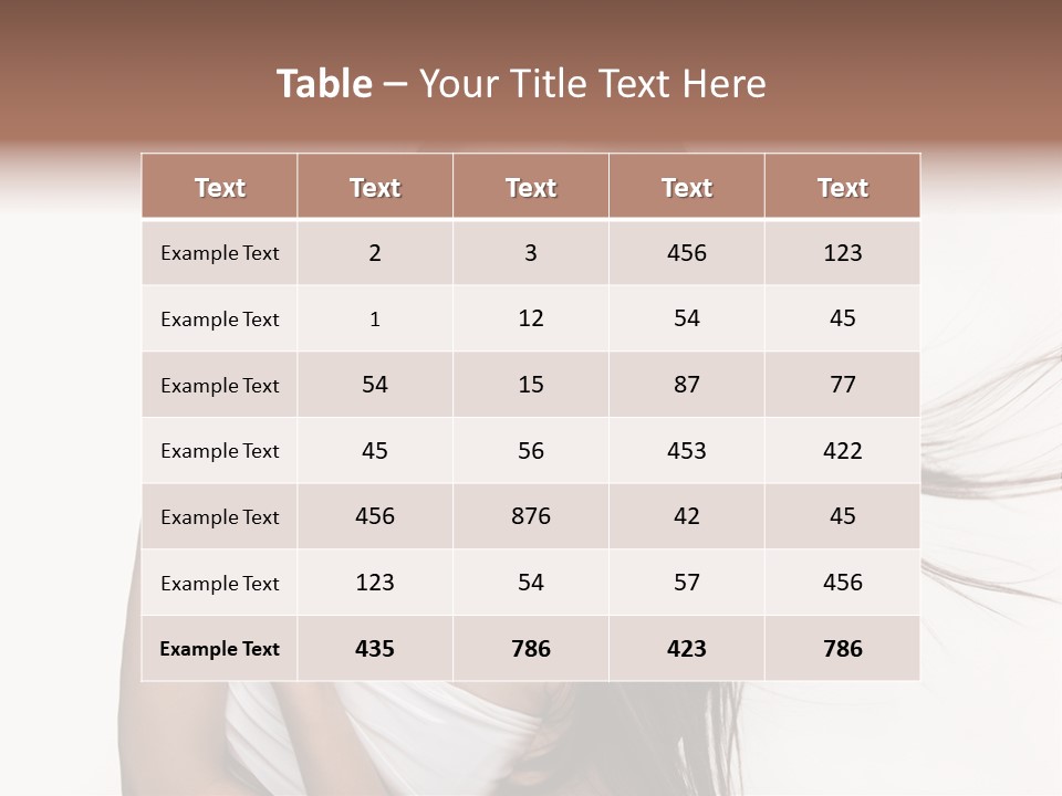 Snowfall Expression Frost PowerPoint Template