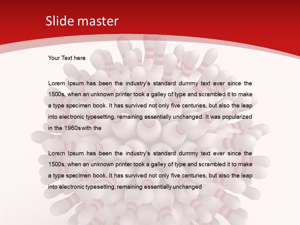 Background Globe Isolated PowerPoint Template