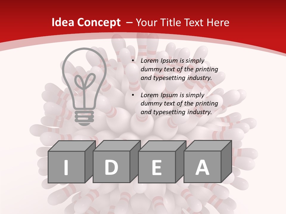 Background Globe Isolated PowerPoint Template