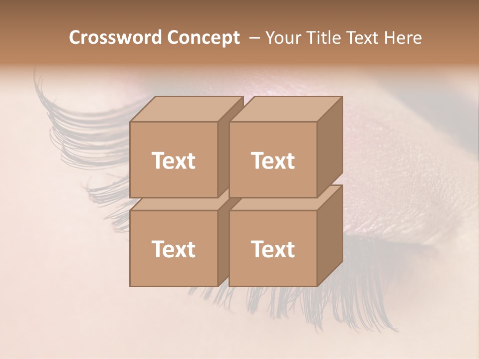 Example Perfect Eyelashes PowerPoint Template