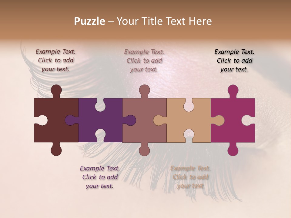 Example Perfect Eyelashes PowerPoint Template