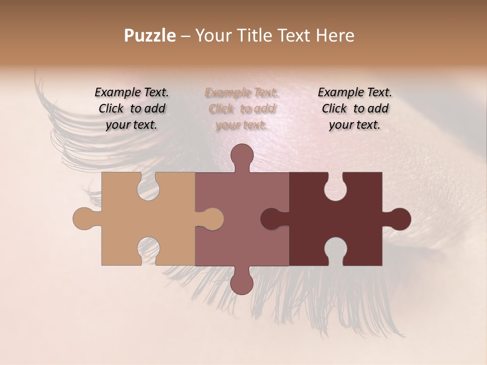 Example Perfect Eyelashes PowerPoint Template