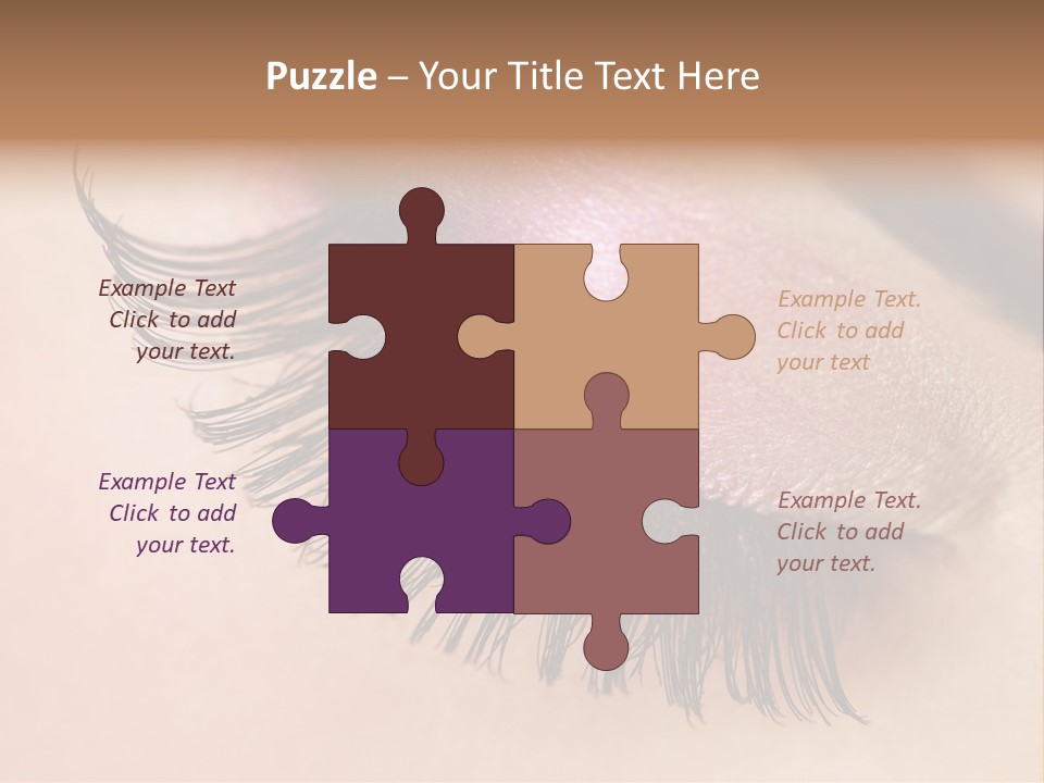 Example Perfect Eyelashes PowerPoint Template