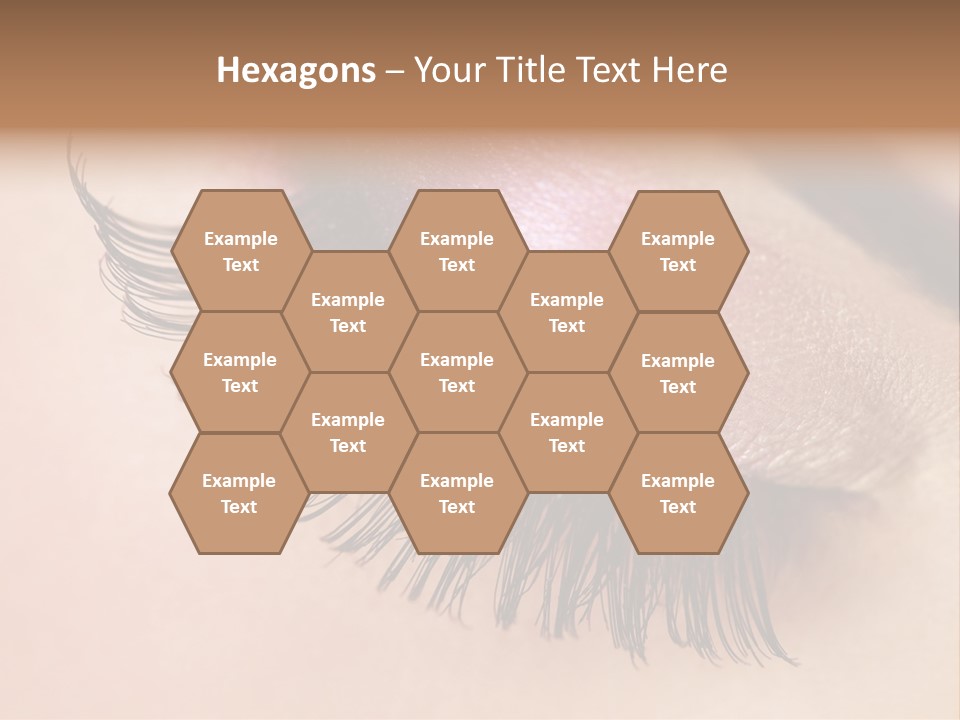 Example Perfect Eyelashes PowerPoint Template