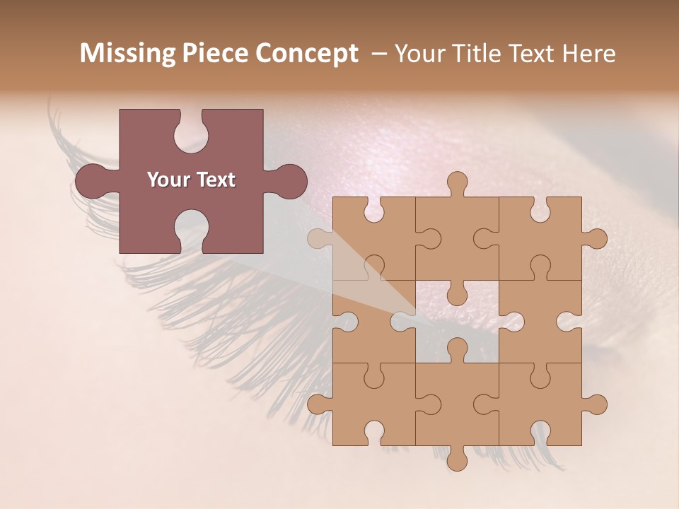 Example Perfect Eyelashes PowerPoint Template