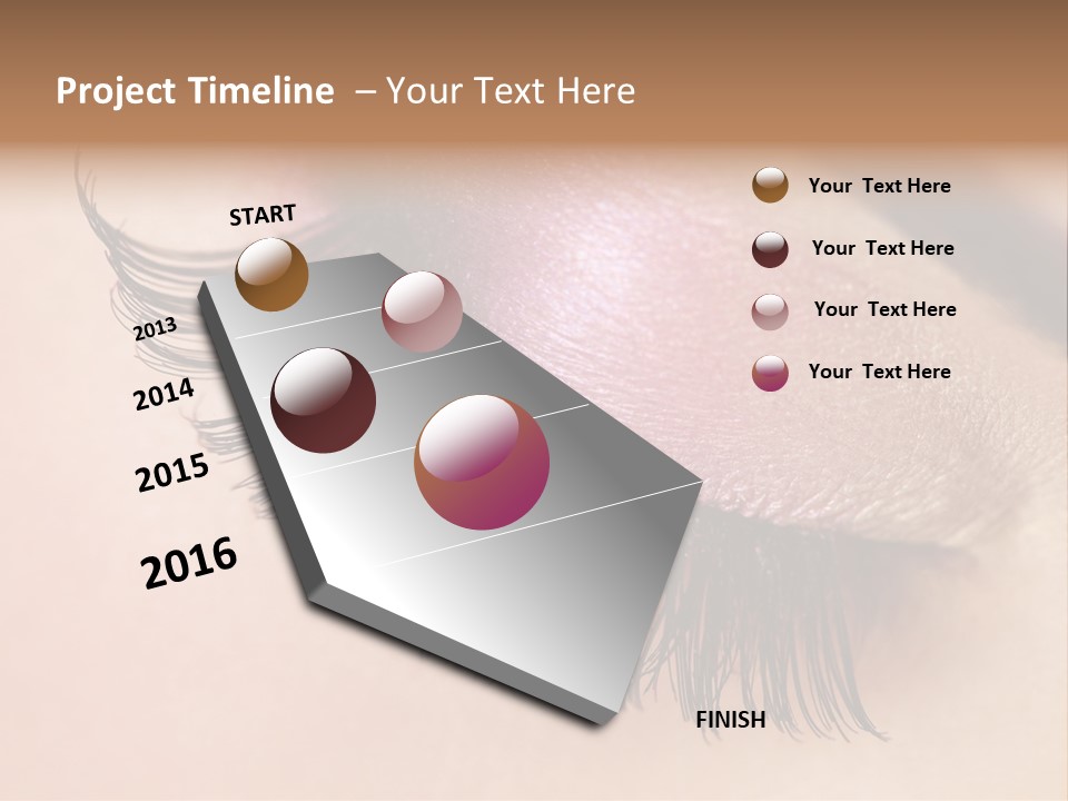 Example Perfect Eyelashes PowerPoint Template