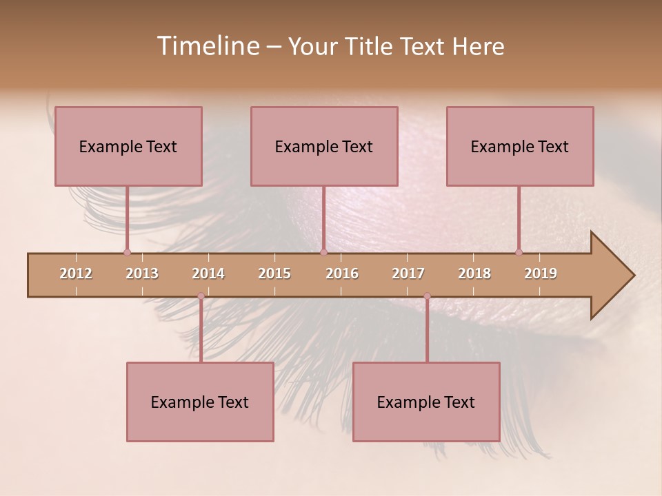 Example Perfect Eyelashes PowerPoint Template