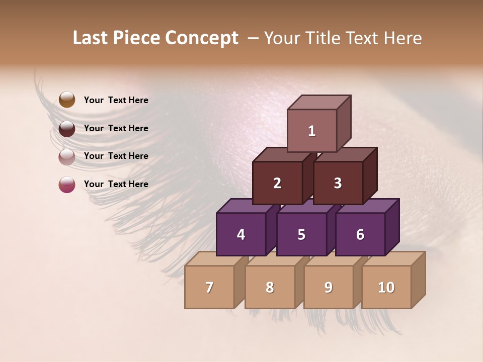 Example Perfect Eyelashes PowerPoint Template