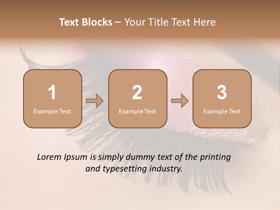 Example Perfect Eyelashes PowerPoint Template