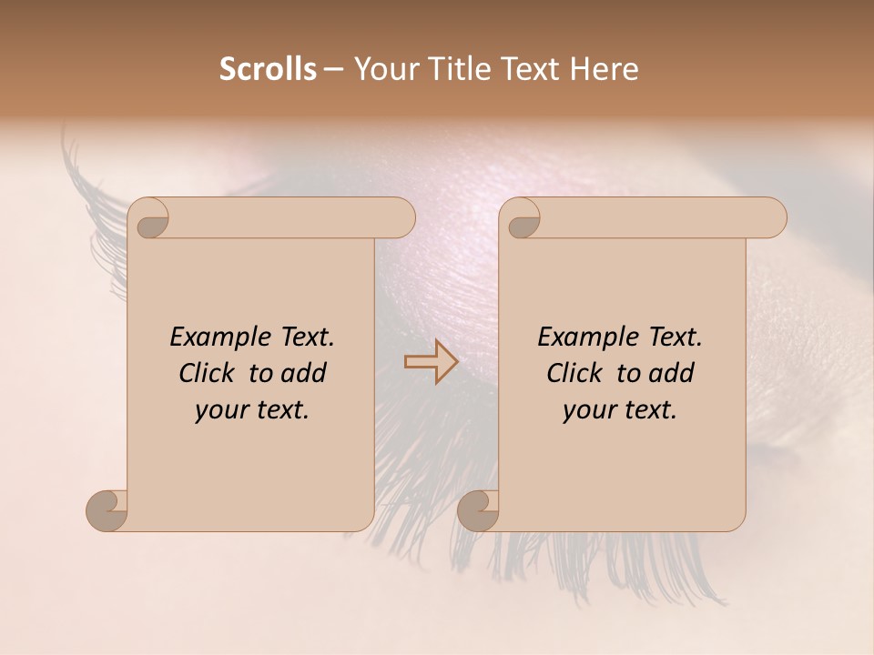 Example Perfect Eyelashes PowerPoint Template
