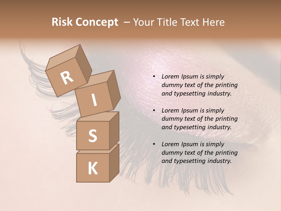 Example Perfect Eyelashes PowerPoint Template