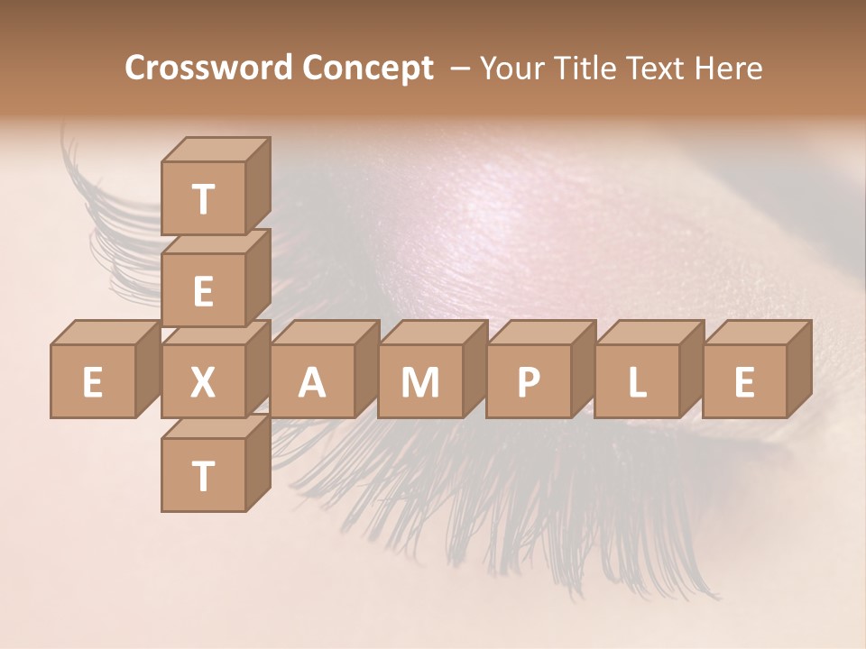 Example Perfect Eyelashes PowerPoint Template