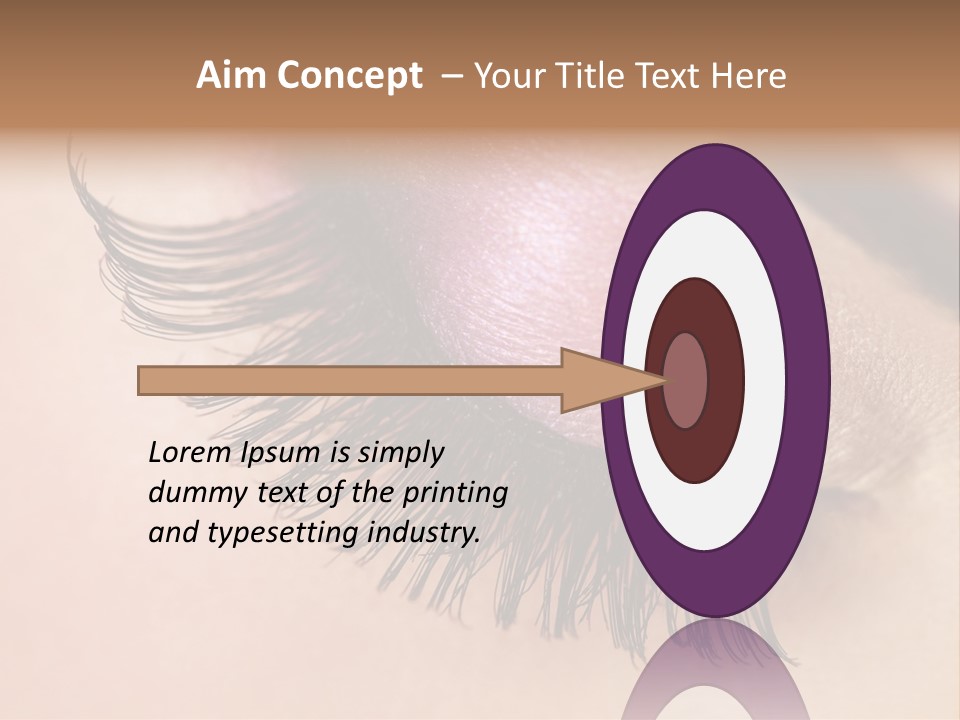 Example Perfect Eyelashes PowerPoint Template