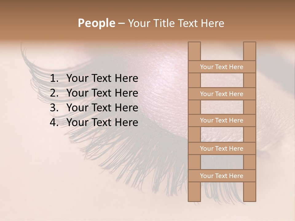 Example Perfect Eyelashes PowerPoint Template