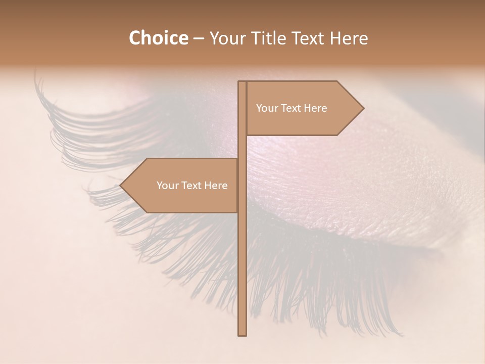 Example Perfect Eyelashes PowerPoint Template