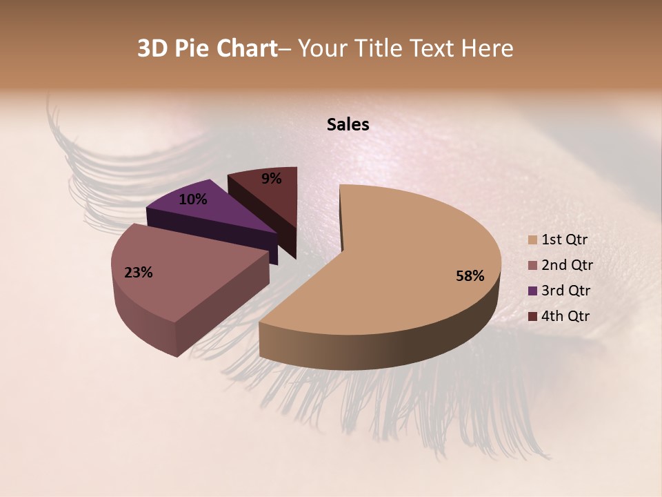 Example Perfect Eyelashes PowerPoint Template
