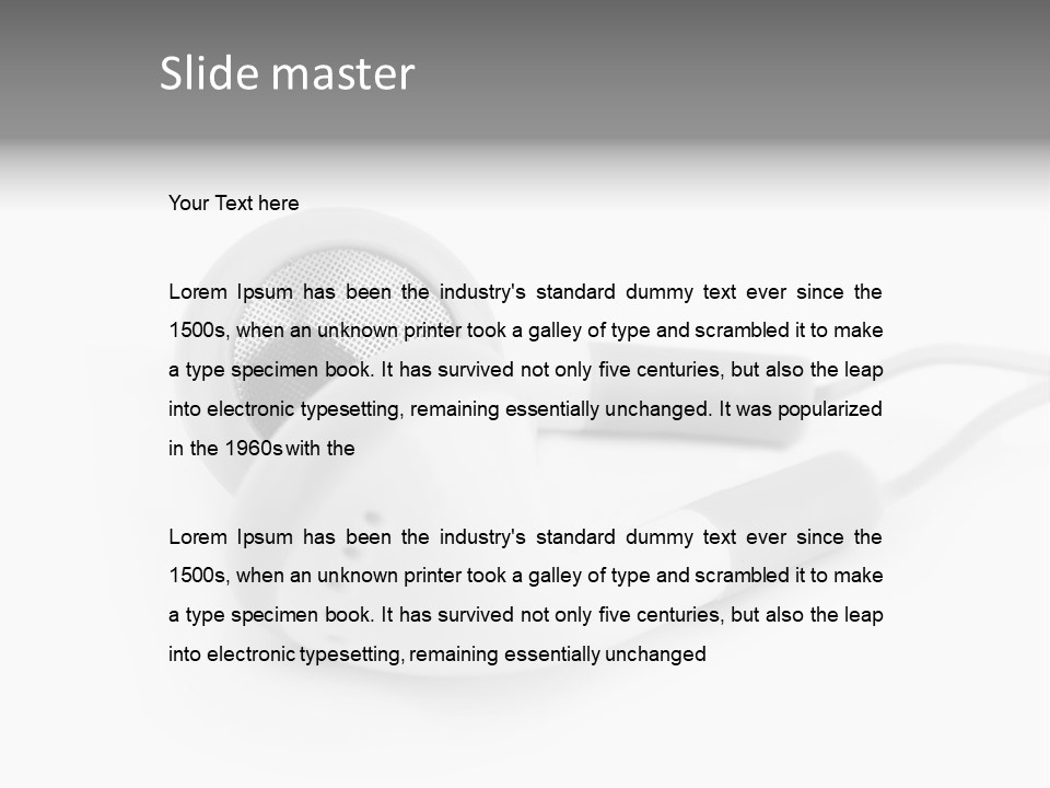 Rock Studio Play PowerPoint Template