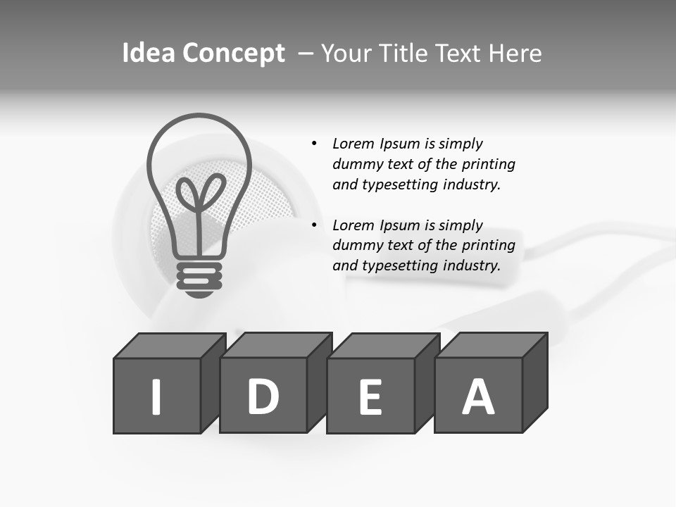 Rock Studio Play PowerPoint Template