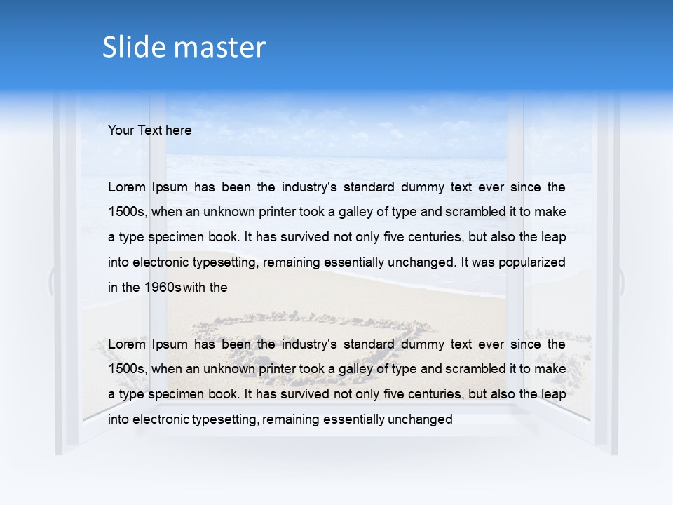 View Yellow Background PowerPoint Template