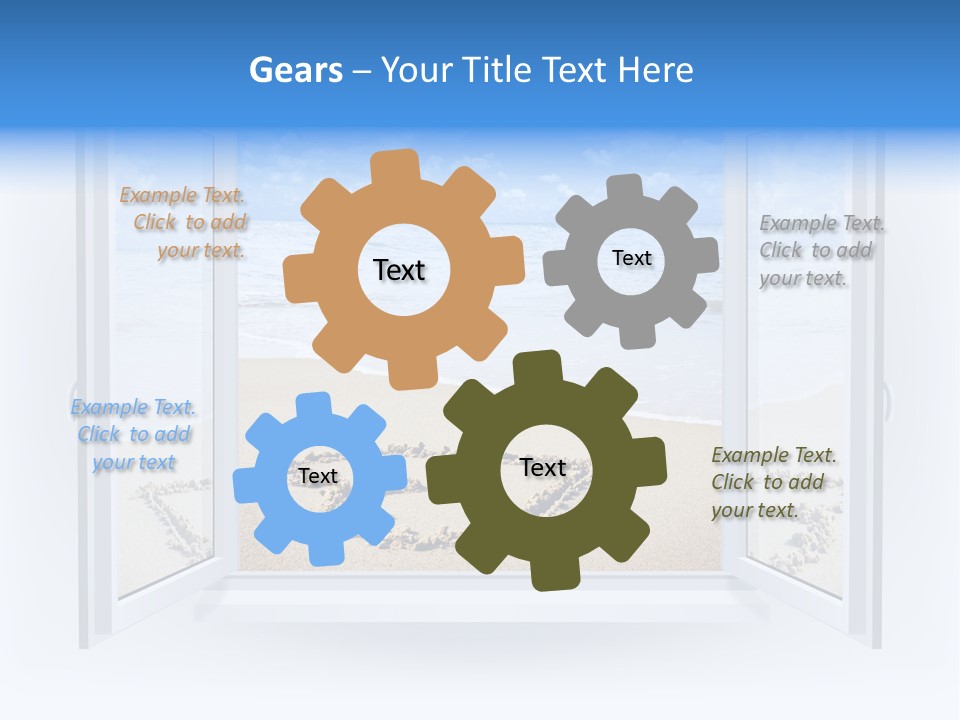 View Yellow Background PowerPoint Template