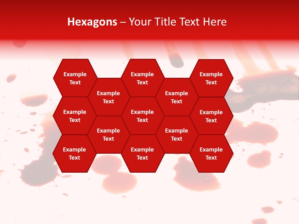 Abstract Isolated Spray PowerPoint Template