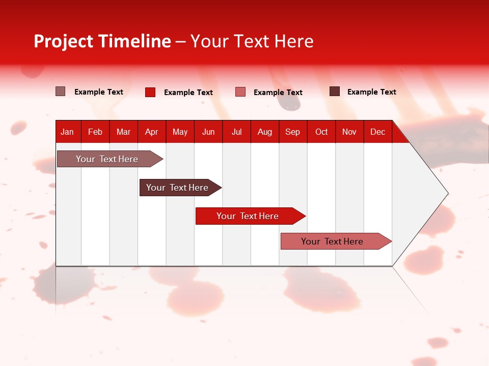 Abstract Isolated Spray PowerPoint Template